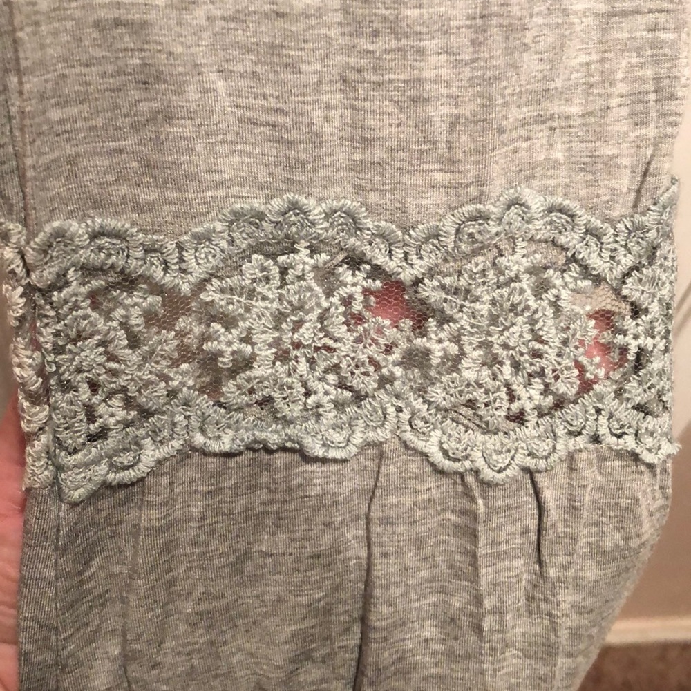 Heather gray lace pant - Picture 5 of 5